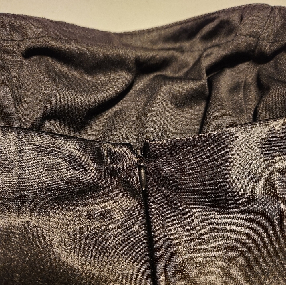 Cinderella Divine Black Strapless Evening Gown - Picture 7 of 8